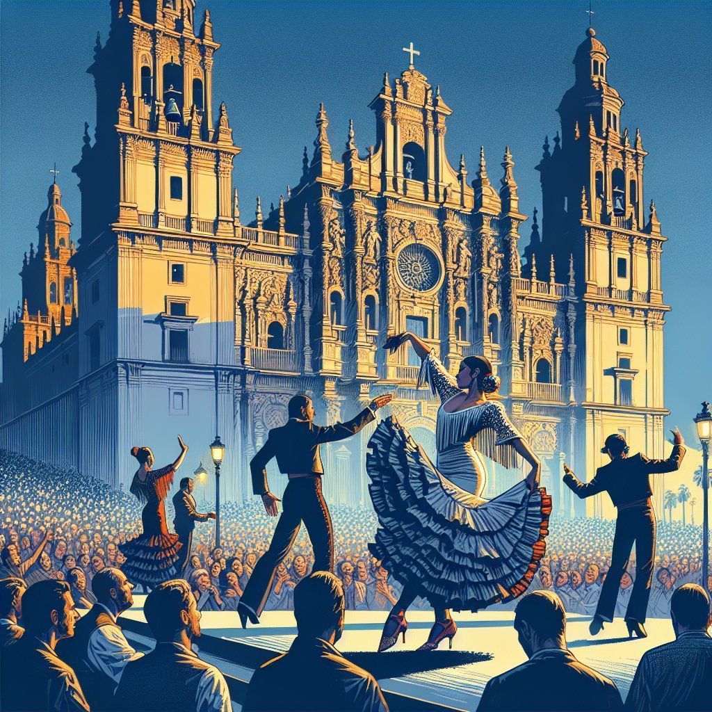 espectáculo flamenco junto a la Catedral