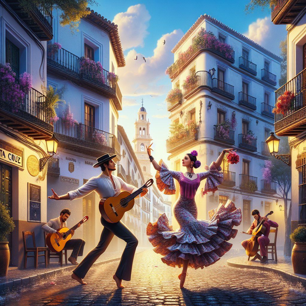 flamenco en el barrio de Santa Cruz